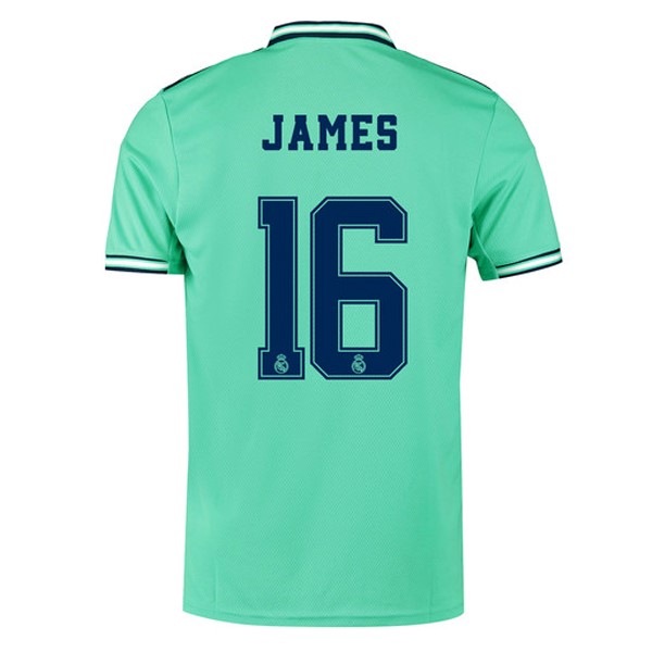 Trikot Real Madrid NO.16 James Ausweich 2019-20 Grün Fussballtrikots Günstig